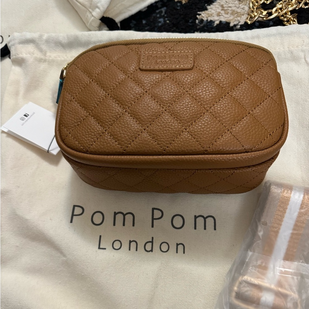 Pom Pom London quilted Mayfair Bag